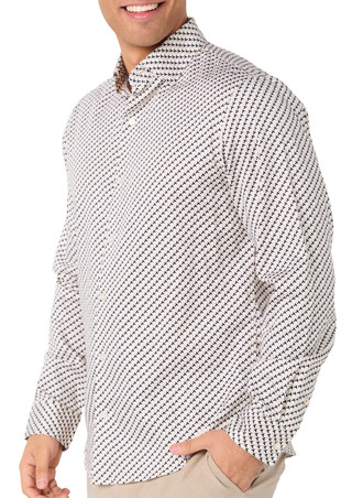 Thumbnail 3: TED BAKER Ted Baker Mens Long Sleeve Soren Print Button Down Shirt 