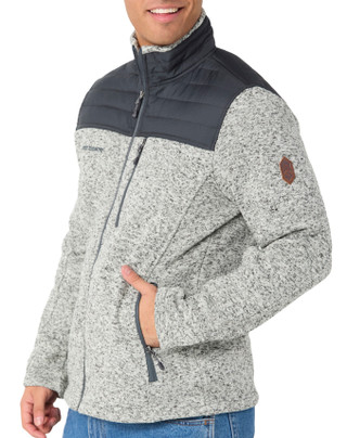Thumbnail 3: Free Country Free Country Mens Knit Zip Up Jacket 