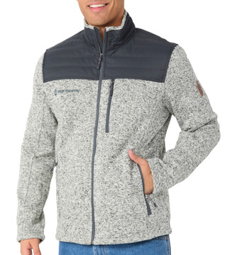 Thumbnail 1: Free Country Free Country Mens Knit Zip Up Jacket 