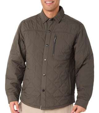Thumbnail 1: Free Country Free Country Mens Quilted Snap Button Down Jacket 