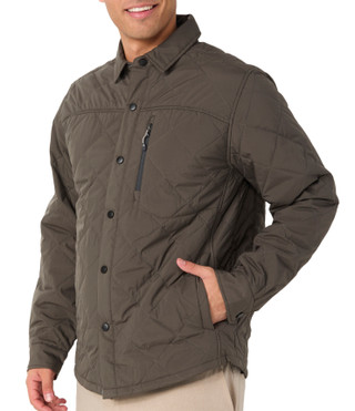 Thumbnail 3: Free Country Free Country Mens Quilted Snap Button Down Jacket 