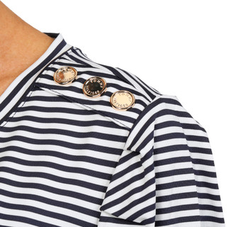 Thumbnail 3: Tommy Hilfiger Tommy Hilfiger Womens Puff Elbow Sleeve Stripe Top 
