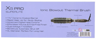 Thumbnail 3: . X5 Pro Superlite Ionic Blowout Thermal Brush 