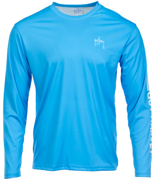 Thumbnail 4: Guy Harvey Guy Harvey Mens Long Sleeve Marlin Ripped Graphic Shirt 