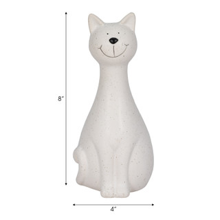 Thumbnail 3: Sagebrook Home Sagebrook Home 8-Inch Skinny Sitting Kitty Figurine 