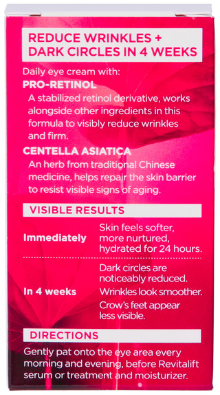 Thumbnail 2: L'OREAL L'Oreal Womens Revitalift Anti-Wrinkle + Firming Eye Cream 