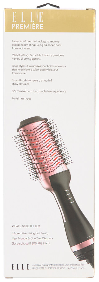 Thumbnail 2: Elle Elle Premiere Infrared Volumizing Hair Brush 