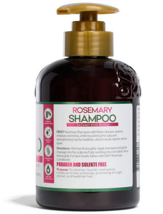 Thumbnail 2: Okay Okay Rosemary Shampoo with Biotin 12 Fl. Oz. 
