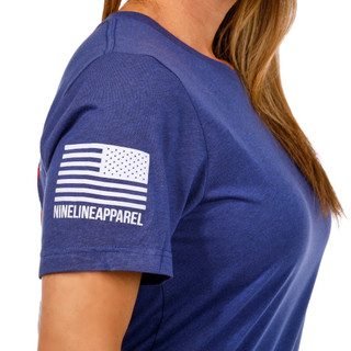 Thumbnail 3: NINE LINE Nine Line Womens Short Sleeve Crew Neck Graphic T-Shirt 