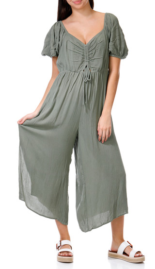 Thumbnail 1: O'Neill O'Neill Juniors Short Sleeve Keiko Jumpsuit 