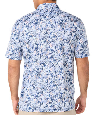 Thumbnail 3: GREG NORMAN Greg Norman Mens Tropical Print Polo Golf Shirt 