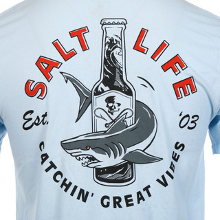 Thumbnail 3: Salt Life Salt Life Mens Short Sleeve Catchin' Great Vibes Shirt 