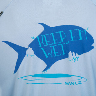 Thumbnail 3: SWC SWC Mens Long Sleeve Printed Clearwater Raglan Shirt 