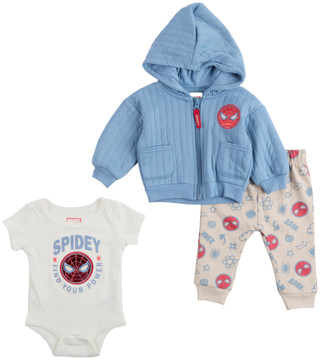 Thumbnail 1: Marvel Marvel Baby Boys 3 Pc Spider-Man Jacket Set 