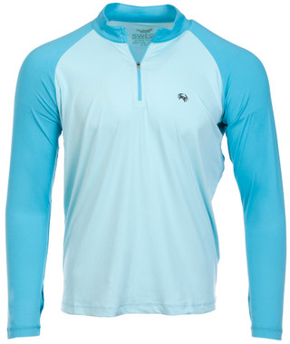 Thumbnail 1: SWC SWC Mens Long Sleeve Clearwater 1/4 Zip Performance Shirt 