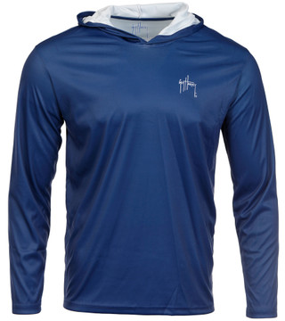 Thumbnail 3: Guy Harvey Guy Harvey Mens Long Sleeve Grand Slam Hooded Shirt 