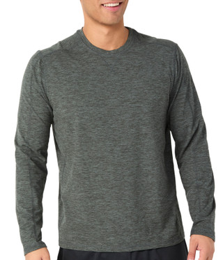 Thumbnail 2: Free Country Free Country Mens Long Sleeve Sueded Crew Shirt 