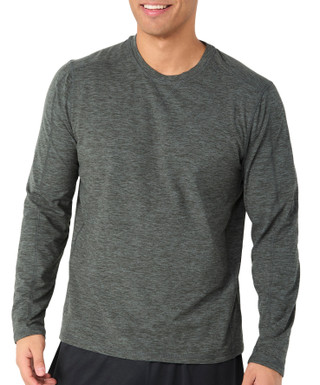 Thumbnail 1: Free Country Free Country Mens Long Sleeve Sueded Crew Shirt 