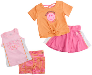Thumbnail 1: Body Glove Body Glove Toddler Girls Active 4 Pc Shorts Set 