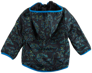 Thumbnail 2: Mick Mack Mick Mack Toddler Boys Dinosaur Print Fleece Lined Jacket 