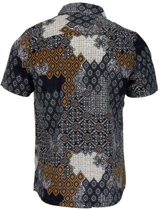 Thumbnail 2: Ike Behar Ike Behar Mens Short Sleeve Printed Buttoned Down Shirt 