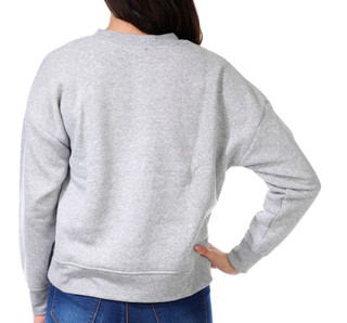 Thumbnail 2: Derek Heart Derek Heart Juniors Long Sleeve Jacquard Bow Crew Sweatshirt 