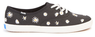 Thumbnail 3: Keds Keds Womens Canvas Daisy Embroidery Lace Up Sneakers 