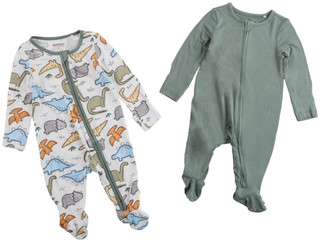 Thumbnail 1: HUGGIES Huggies Baby Boys 2 Pk Footed Coveralls 