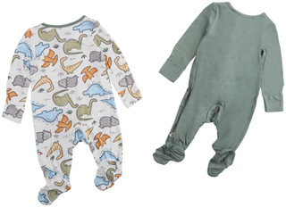 Thumbnail 2: HUGGIES Huggies Baby Boys 2 Pk Footed Coveralls 