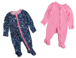 Thumbnail 1: HUGGIES Huggies Baby Girls 2 Pk Footed Coveralls 