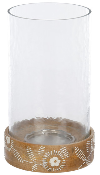Thumbnail 1: Global Decor Collective Dale Hurricane Pillar Holder 