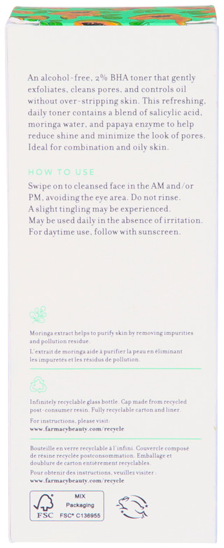 Thumbnail 2: FARMACY Farmacy 4 oz Deep Sweep BHA Pore Cleaning Toner 