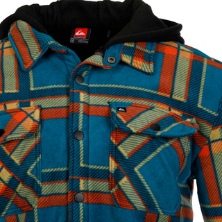 Thumbnail 2: Quiksilver Quiksilver Mens Plaid Sherpa Lined Button Down Jacket 
