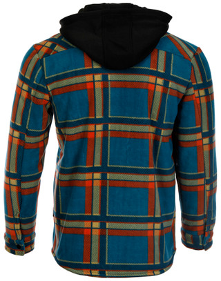 Thumbnail 3: Quiksilver Quiksilver Mens Plaid Sherpa Lined Button Down Jacket 