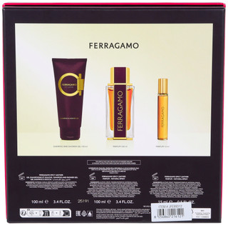 Thumbnail 2: FERRAGAMO Ferragamo Mens 3 Pc Spicy Leather Eau de Parfum Set 
