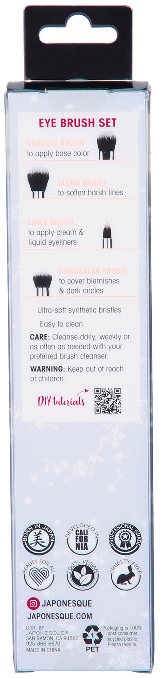 Thumbnail 2: Japonesque Japonesque 2 Pc Dual Ended Eye Makeup Brush Set 