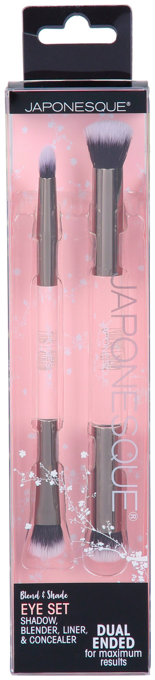 Thumbnail 1: Japonesque Japonesque 2 Pc Dual Ended Eye Makeup Brush Set 
