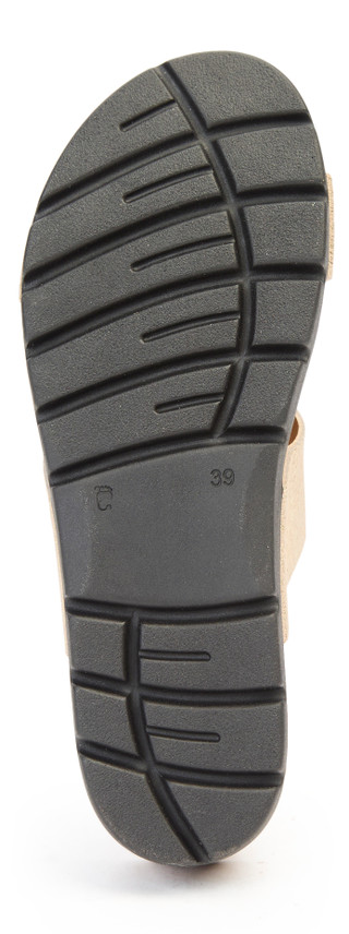 Thumbnail 3: PLAKTON Plakton Womens Clarissa Gold Crinkle Sandal 
