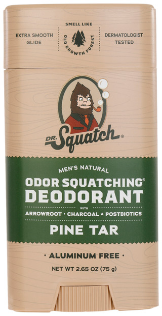 Thumbnail 1: DR. SQUATCH Dr. Squatch Men's Pine Tar Natural Deodorant 