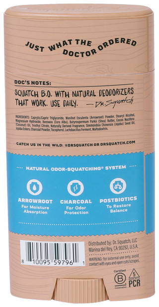Thumbnail 2: DR. SQUATCH Dr. Squatch Men's Coastal Mist Deodorant 