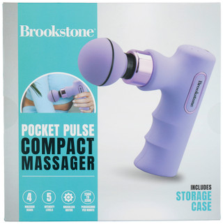 Thumbnail 1: Brookstone Brookstone Pocket Pulse Compasct Massager 