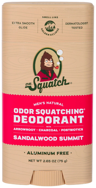 Thumbnail 1: DR. SQUATCH Dr. Squatch Men's Sandalwood Summit Natural Deodorant 