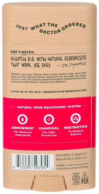 Thumbnail 2: DR. SQUATCH Dr. Squatch Men's Sandalwood Summit Natural Deodorant 