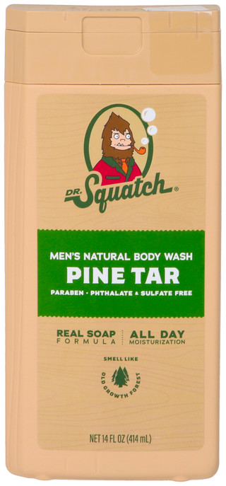Thumbnail 1: DR. SQUATCH Dr. Squatch Men's Pine Tar Natural Body Wash 