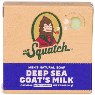 Thumbnail 1: DR. SQUATCH Dr. Squatch Men's Deep Sea Goat's Milk Natural Soap Bar 