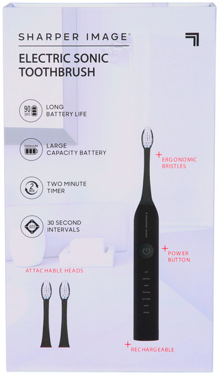 Thumbnail 1: SHARPER IMAGE Sharper Image Electric Sonic Toothbrush 