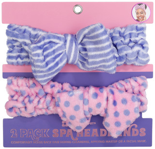 Thumbnail 1: My Beauty Spot My Beauty Spot 2 Pk Plush Spa Headbands 