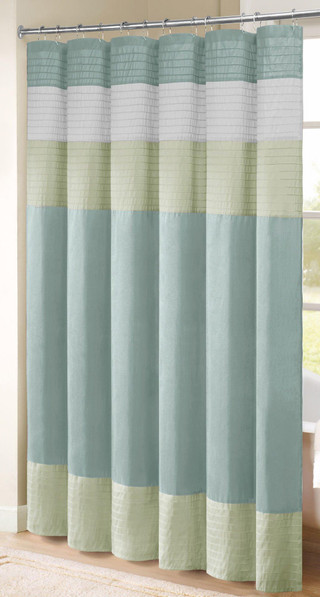 Thumbnail 1: Madison Park Madison Park Carter Shower Curtain 