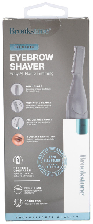 Thumbnail 2: Brookstone Brookstone Trim and Proper Electric Eyebrow Shaver 