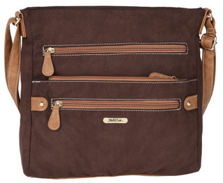 Thumbnail 1: MULTISAC MultiSac Lorraine Large Suede Crossbody Bag 